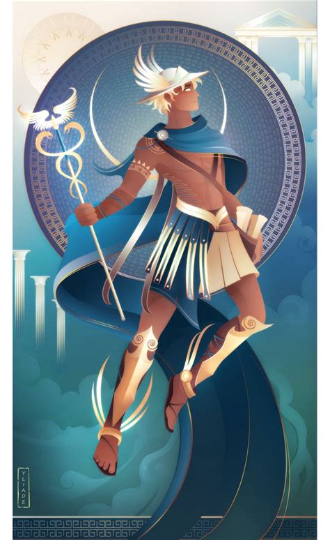 qui est hermes dans la mythologie grecque|Hermes greek god background.